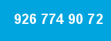 926 774 90 72 926 774 90 72